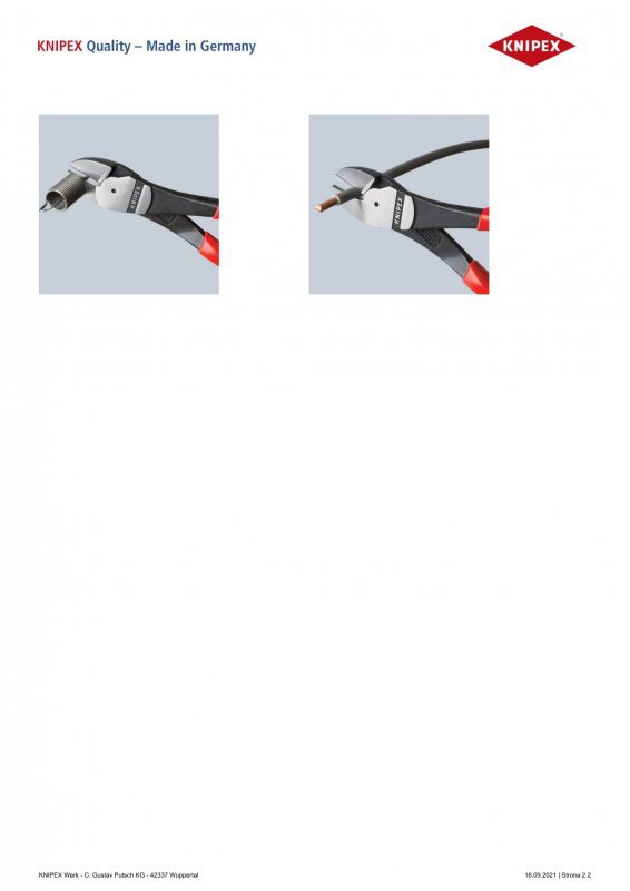 SZCZYPCE TNĄCE BOCZNE O ZWIĘKSZONYM PRZEŁOŻENIU 160MM (1 SZT)