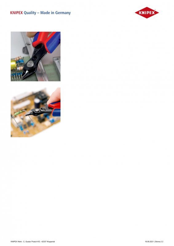 SZCZYPCE TNĄCE SUPER KNIPS 125MM (1 SZT)