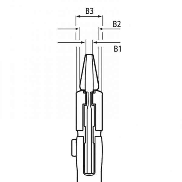 SZCZYPCE-KLUCZ OKSYDOWANE 180MM (1 SZT)