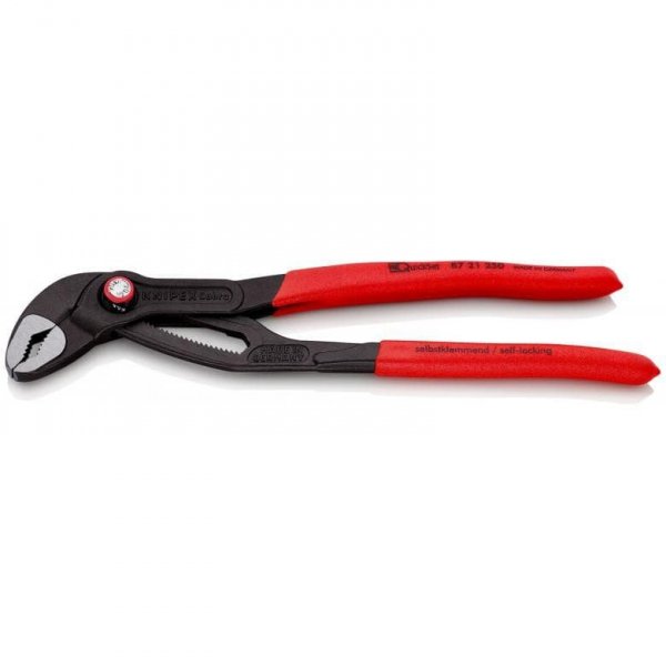 SZCZYPCE NASTAWNE DO RUR COBRA QUICKSET 250MM, (1 SZT)