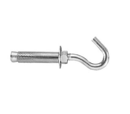 KOŁEK STALOWY HAK SUFITOWY 12*80MM M8 (1 SZT)