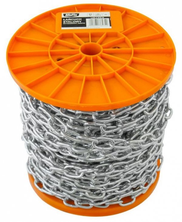 ŁAŃCUCH KRÓTKI D-1 8MM OCYNK METR (16 MB)