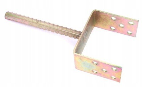 PODSTAWA SŁUPA NA PRĘT 120*60MM ŻÓŁTY (1 SZT)