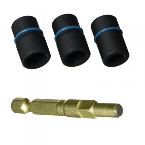 KOŃCÓWKA MAGNETYCZNA 10MM 3 SZT. Z WYMIENNYM UCHWYTEM (1 SZT)