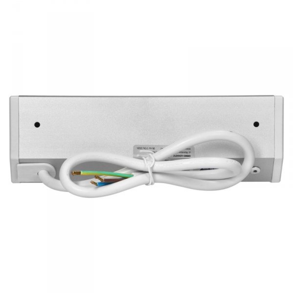 GNIAZDO MEBLOWE 2X2P+Z+2XUSB BIAŁO-SREBRNE (1 SZT)