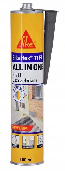 SIKAFLEX 11FC PURFORM KLEJ USZCZELNIAJĄCY 300ML BA. SZARY (1 SZT)