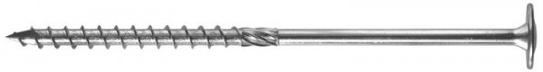 WKRĘT DO DREWNA Z KOŁNIERZEM NA TORX OCYNKOWANY 8*160MM T40 (50 SZT)