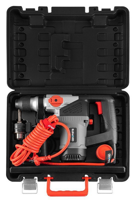 MŁOT UDAROWY OBROTOWY SDS+ 900W, UDAR 4J   WALIZKA (1 SZT)