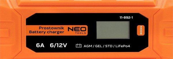 PROSTOWNIK AUTOMATYCZNY 6A/100W,3-150AH DO AGM/GEL (1 SZT)