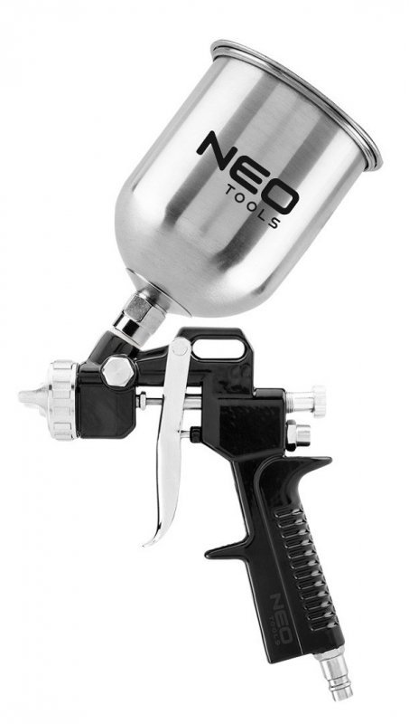 ZESTAW LAKIERNICZY PISTOLET NATRYSKOWY GÓRNY ZBIORNIK 5SZT. (1 KPL)