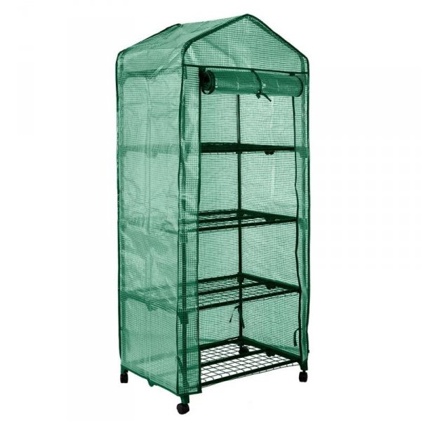 SZKLARNIA 69*49*160 CM,FOLIA PVC, METALOWA KONSTRUKCJA,KÓŁKA (1 SZT)