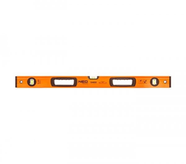POZIOMNICA ALUMINIOWA S 400 3 LIBELLE 2 UCHWYTY 80CM (1 SZT)