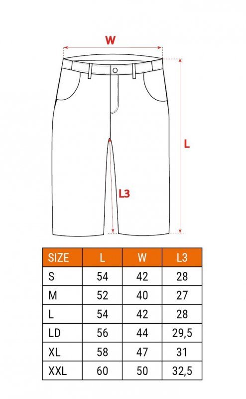 KRÓTKIE SPODENKI BASIC, ROZMIAR L/52 (1 SZT)