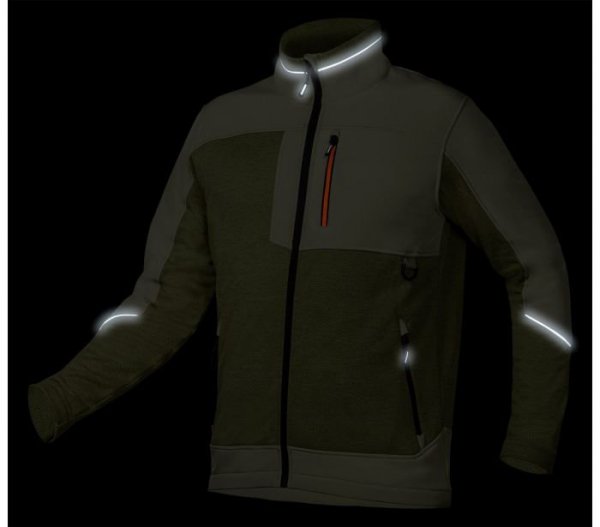 BLUZA SOFTSHELL OUTDOOR ZIELONA ROZMIAR XL (1 SZT)