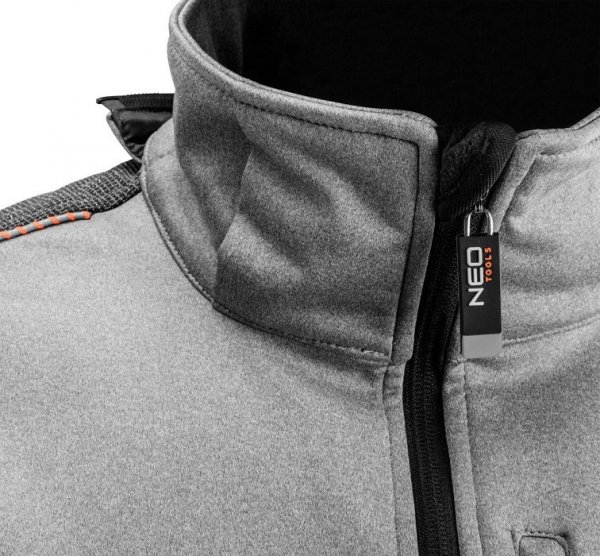 KURTKA SOFTSHELL Z KAPTUREM ODPINANYM, ROZMIAR M (1 SZT)