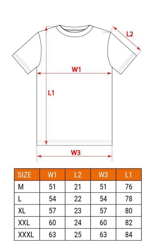 T-SHIRT Z NADRUKIEM MA SIĘ DA ROZMIAR M (1 SZT)