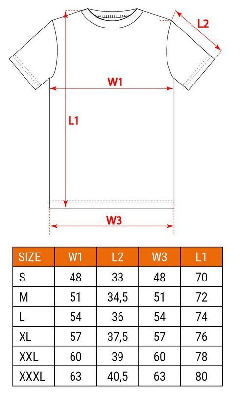 T-SHIRT OUTDOOR LAS ROZMIAR L (1 SZT)