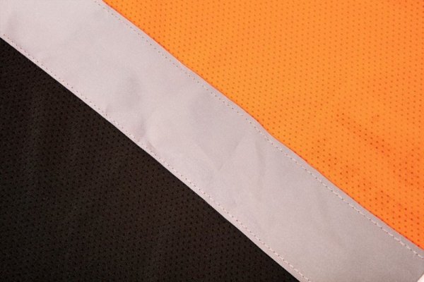 KOSZULKA T-SHIRT OSTRZEGAWCZY CIEMNY DÓŁ POMARAŃCZOWY  L (1 SZT)