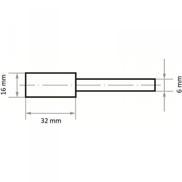 ŚCIERNICA TRZPIENIOWA EKWBR 46 O/P V7 16*32*6 (1 SZT)