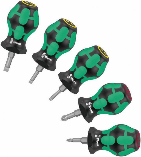 ZESTAW WKRĘTAKÓW STUBBY SET 1, 5SZT. (1 KPL)