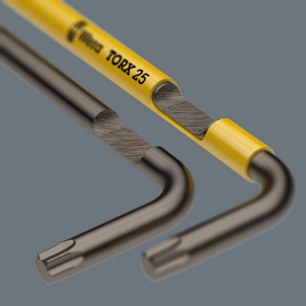 ZESTAW KLUCZY TRZPIENIOWYCH TORX MULTICOLOUR TX8-TX40 (1 KPL)