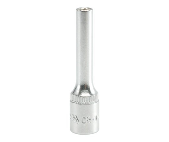 NASADKA DŁUGA 6-KĄTNA CHROMOWANA 1/4&#039;&#039; 7MM (1 SZT)