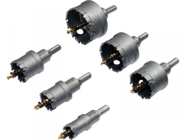 ZESTAW OTWORNIC TCT DO METALU 6SZT. (1 KPL)