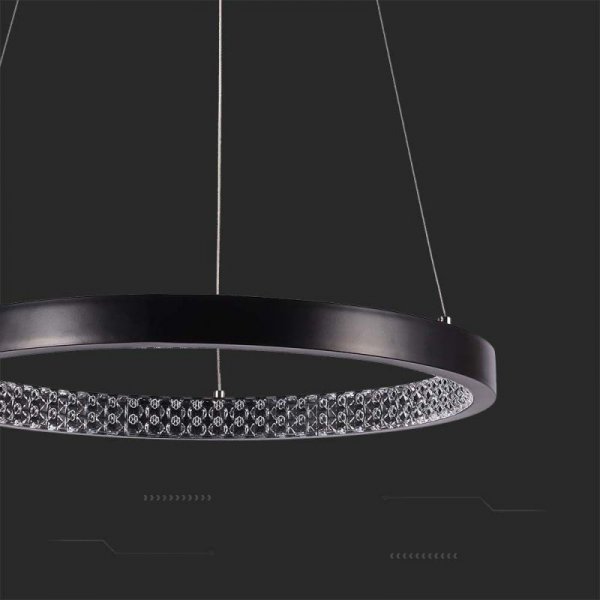Oprawa Zwieszana V-TAC 19W LED Czarna VT-7823 4000K 2160lm