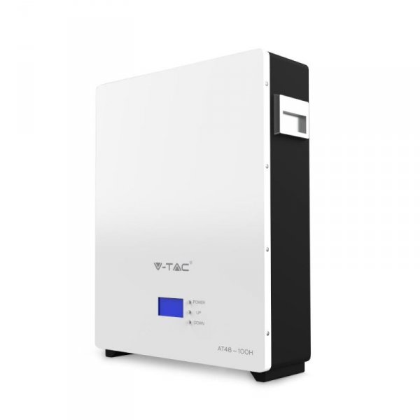 Magazyn Bank Energii V-TAC Powerbank AT48-100H 5.12kWh 100Ah/51,2V 5120Wh LiFePO4 VT-5139 10 Lat Gwarancji