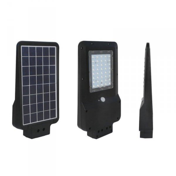 Oprawa Uliczna V-TAC Solarna 15W LED Czarna ST-15 6000K 1600lm