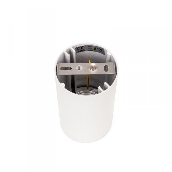 Oprawa sufitowa V-TAC GU10 okrągła natynkowa tuba biały+różowe złoto 80x140mm VT-882-R 3 Lata Gwarancji