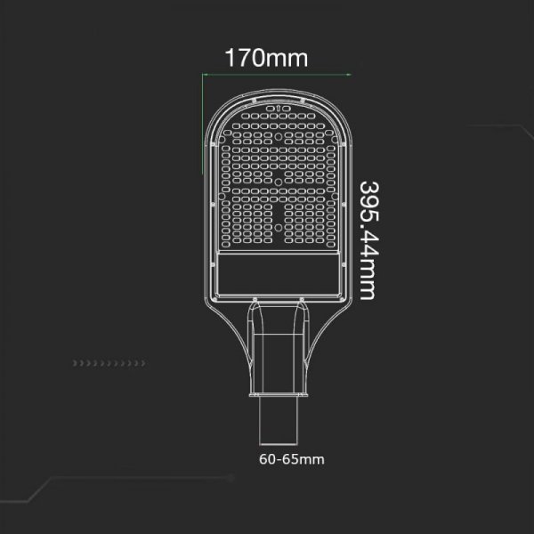 Oprawa Uliczna LED V-TAC SAMSUNG CHIP 50W VT-51ST 6500K 4200lm 3 Lata Gwarancji