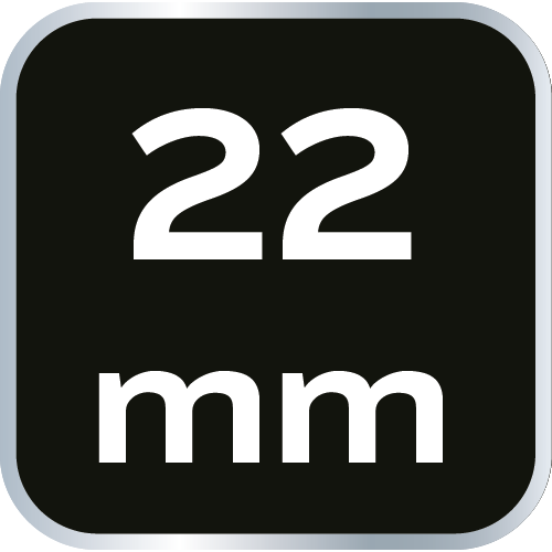 Nasadka sześciokątna długa 1/2&quot;, 22 mm