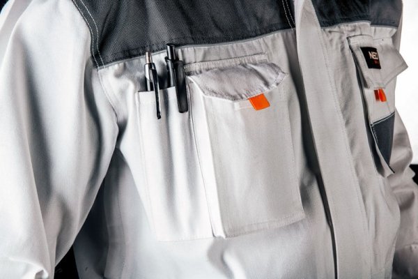 Bluza robocza biała, HD, rozmiar XXL/58