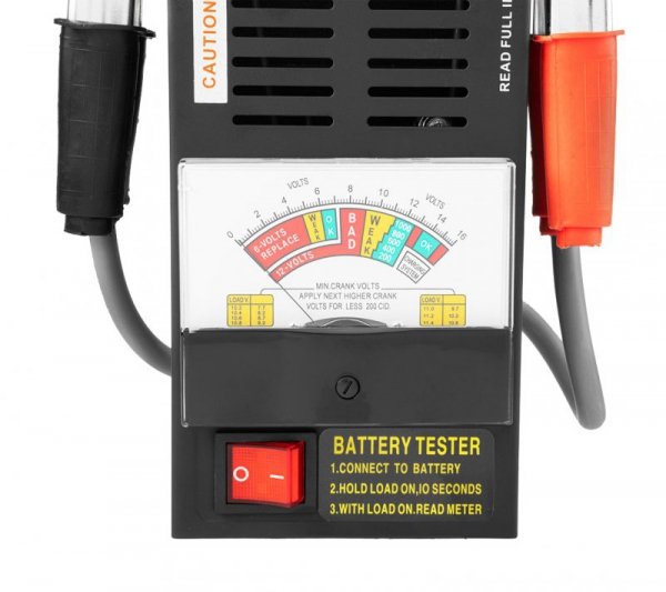 Tester akumulatorów 100 A, 6/12 V - analogowy