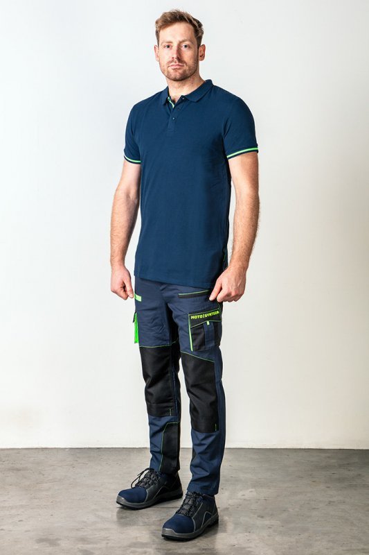 Koszulka polo Motosynteza, 100% bawełna pique, rozmiar XXXL