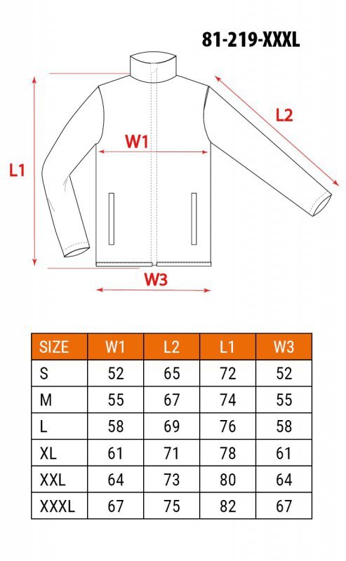Bluza robocza Motosynteza, 100% bawełna rip stop, rozmiar XXXL