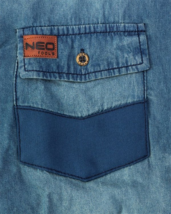 Koszula robocza DENIM, rozmiar XXL