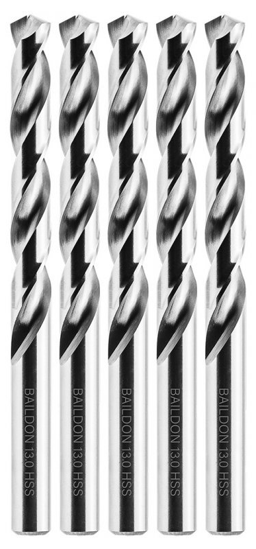 Wiertła do metalu Baildon BASIC DIN 338 RN NWKa 13 mm, HSS (S), 151-101 mm, wielokrotność 5