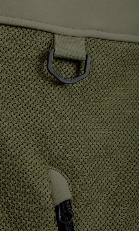 Bluza softshell OUTDOOR, zielona, rozmiar M