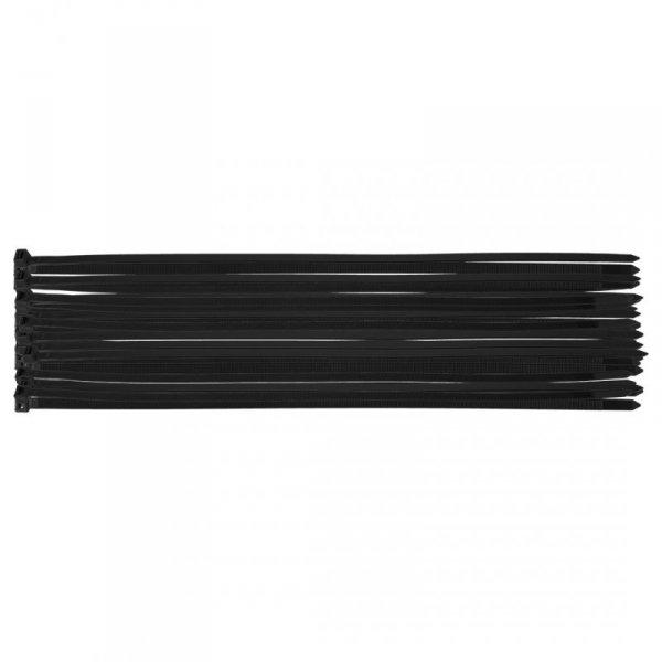 Opaski zaciskowe EXTREME 7.6 × 400 mm, czarne, 50 szt.