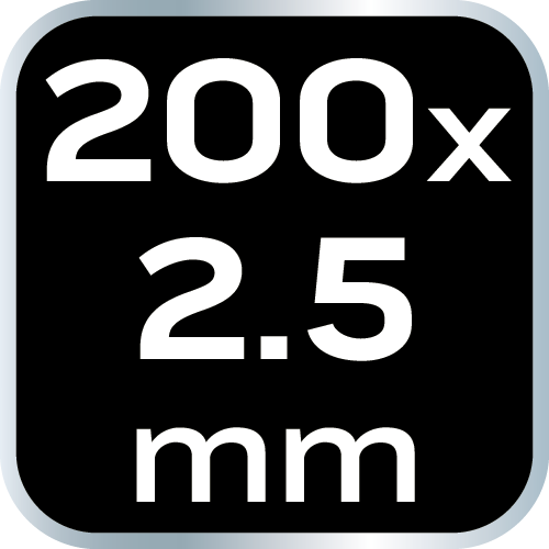 Opaski zaciskowe EXTREME 2.5 × 200 mm, białe, 100 szt.