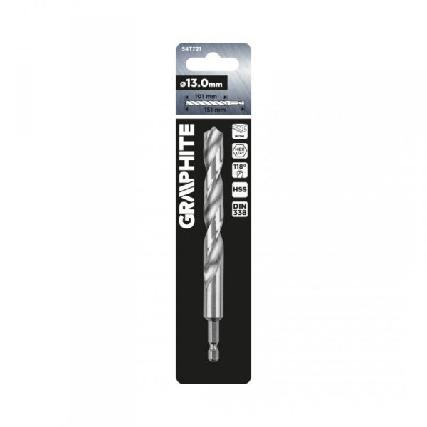 Wiertło do metalu Hex 13.0 mm