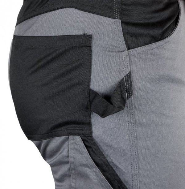 Spodnie robocze Mix&Match, szaro-czarne, rozmiar XXXL
