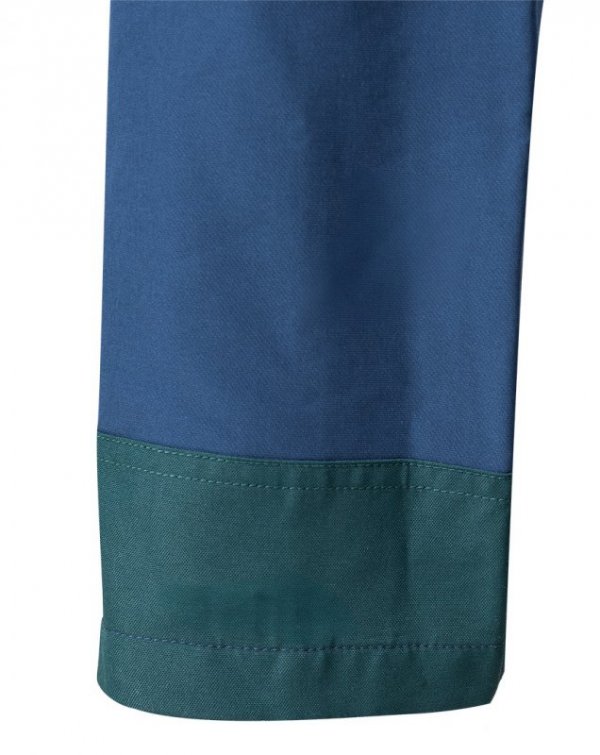 Spodnie robocze Mix&Match, 4 way stretch, granatowo-zielone, rozmiar XXXL