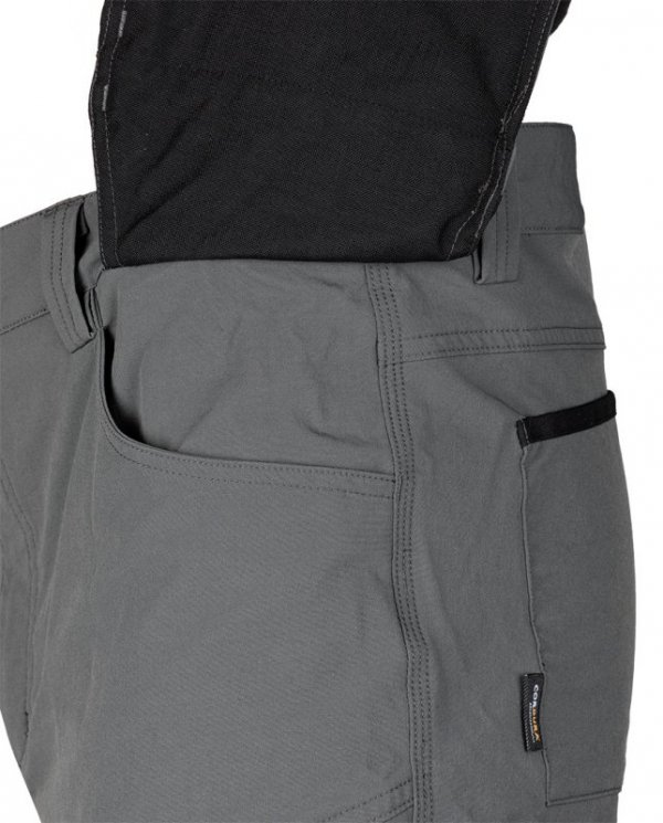 Spodnie robocze Mix&Match, 4 way stretch, z kaburami, Cordura, szaro-czarne, rozmiar XL