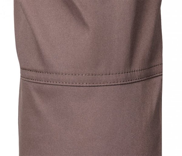 Spodnie robocze Mix&Match, stretch, brązowe, rozmiar L