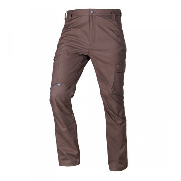 Spodnie robocze Mix&Match, stretch, brązowe, rozmiar XXL