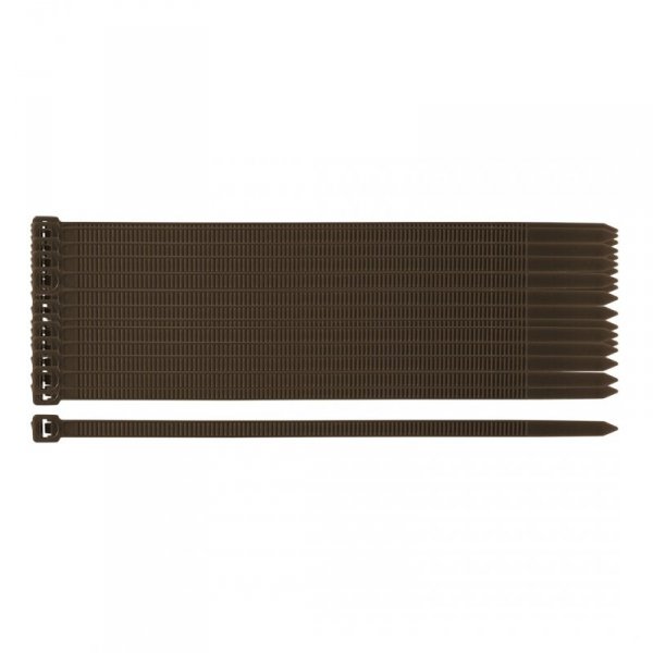 Opaski zaciskowe ogrodowe 4,8 x 160mm, 50 szt., brązowe (5 szt.)