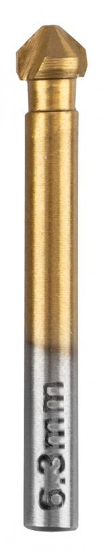 Wiertła fazujące stożkowe pogłębiacze TiN, 6.3-20.5 mm, zestaw 6 szt.